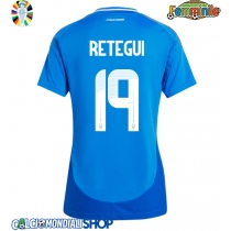 Maglie da calcio Italia Mateo Retegui #19 Prima Maglia Femminile Europei 2024 Manica Corta